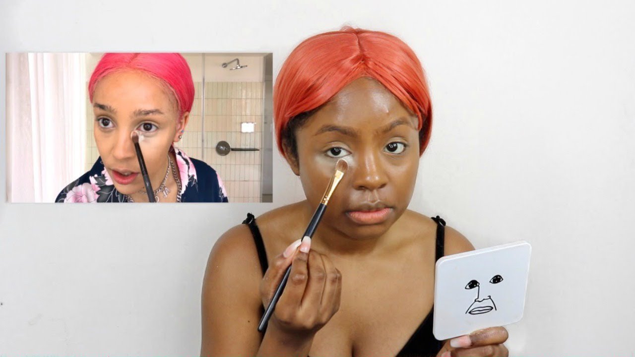I FOLLOWED DOJA CAT E-GIRL BEAUTY ROUTINE