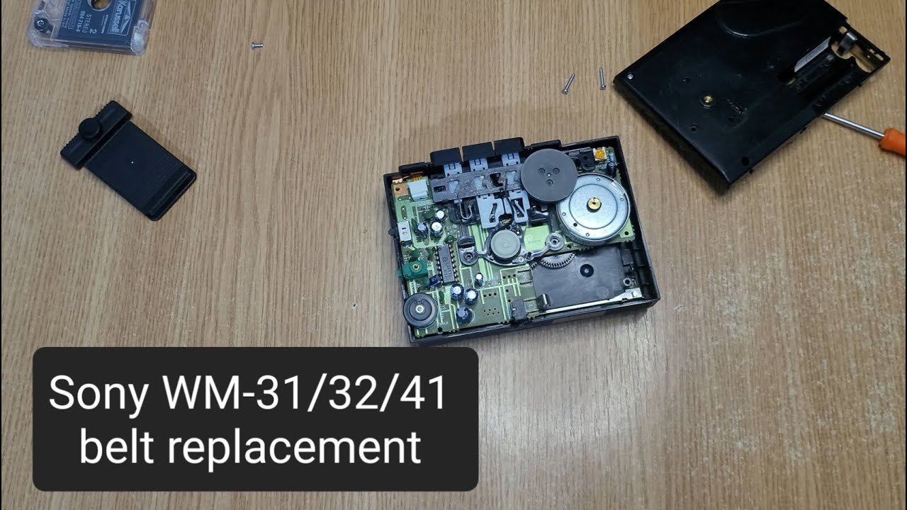 Sony WM 31 / 32 / 41 Walkman belt replacing Videos For Bored People
