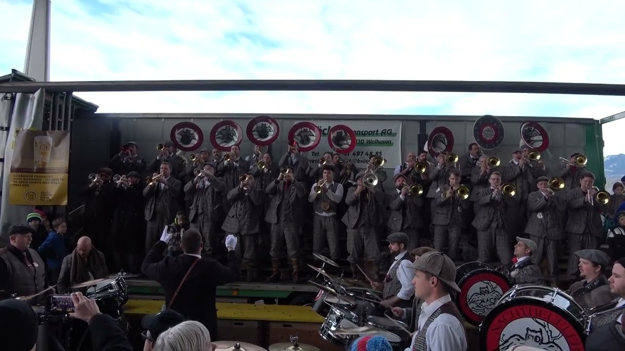 Nachtheueler Horw - Bahnhof-Guuggete in Lozärn 25.01.2025