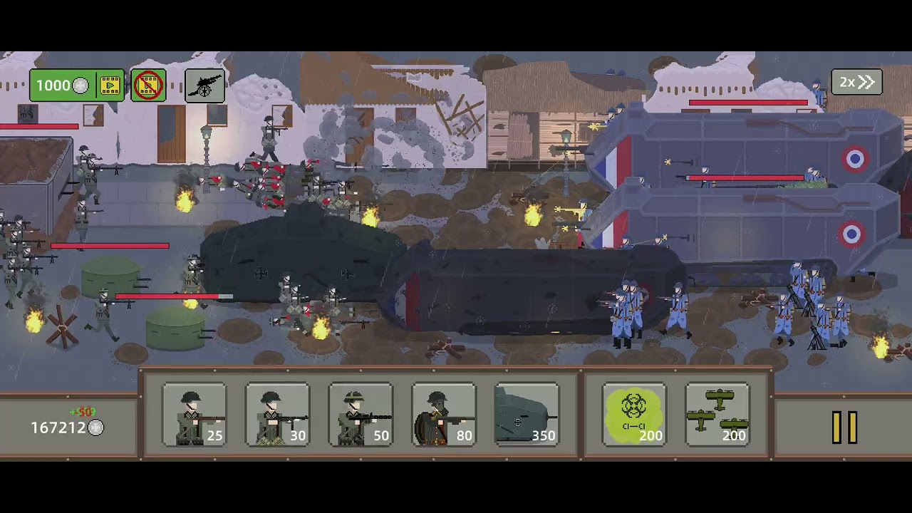 Destroying France in trench warfare