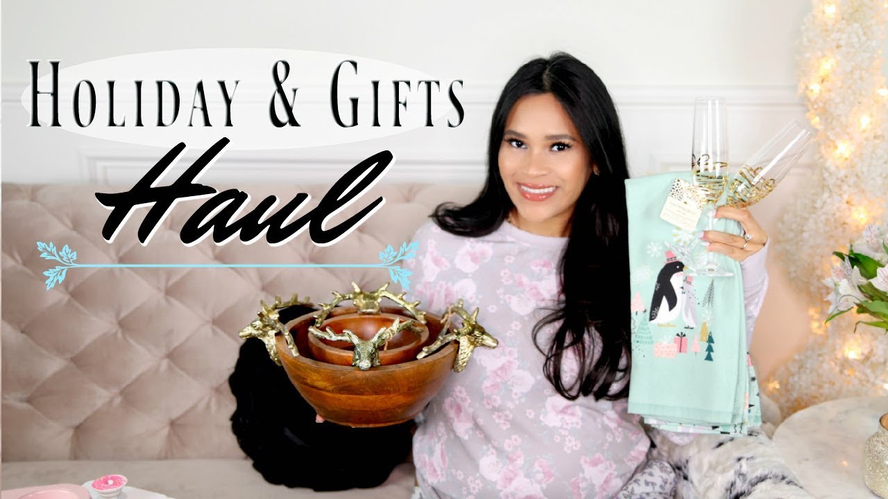 Holiday Home Decor Haul! Homegoods & TJMAXX MissLizHeart