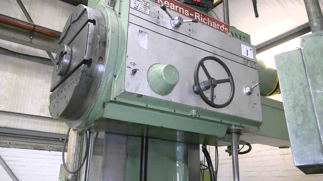 Kearns Richards SF125 Horizontal Boring Machine