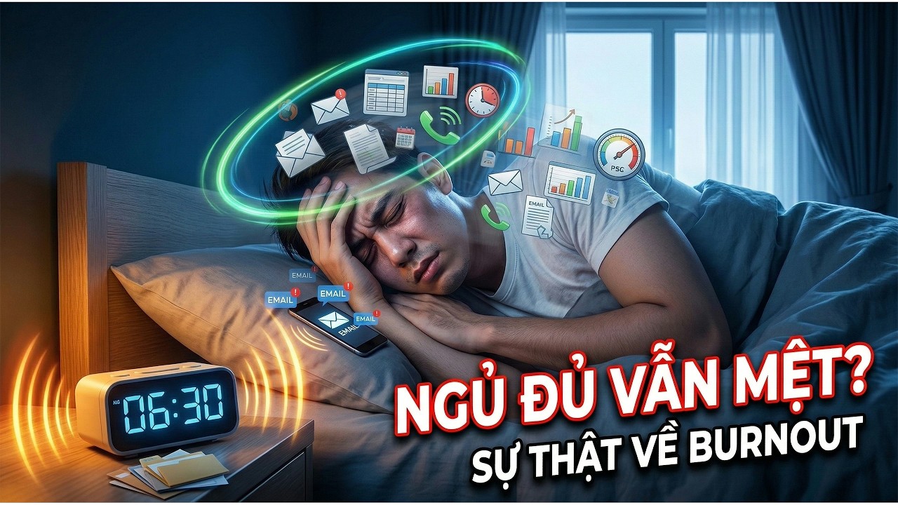[Tâm Lý Học] CẦU DAO NÃO BỘ ĐÃ SẬP! 80% Dân Văn Phòng Thức Dậy Trống Rỗng Dù Ngủ Đủ 8 Tiếng