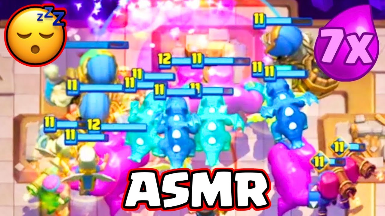 ASMR-игры | Clash Royale, но с неограниченным количеством эликсира!!! Расслабляющий шепот 💤💤💤
