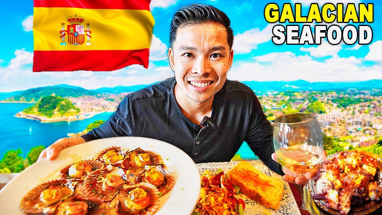 Is This The BEST Seafood In Spain? 🇪🇸 Famous Galician TORTILLAS!