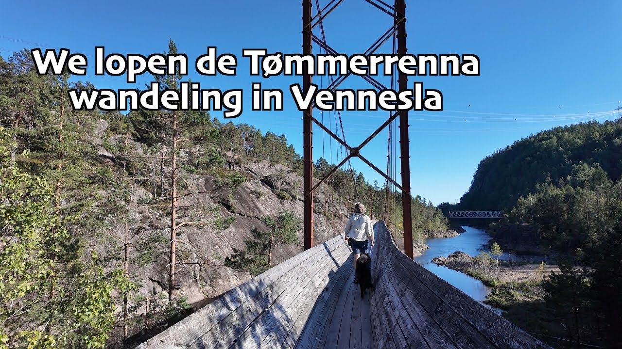We lopen de Tømmerrenna wandeling in Vennesla