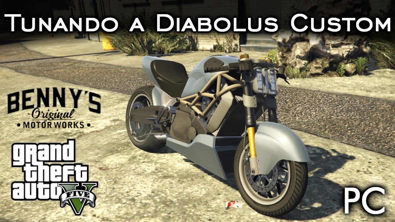 Tunando a Diabolus Custom! MOD Oficina do Benny | GTA V - PC [PT-BR]