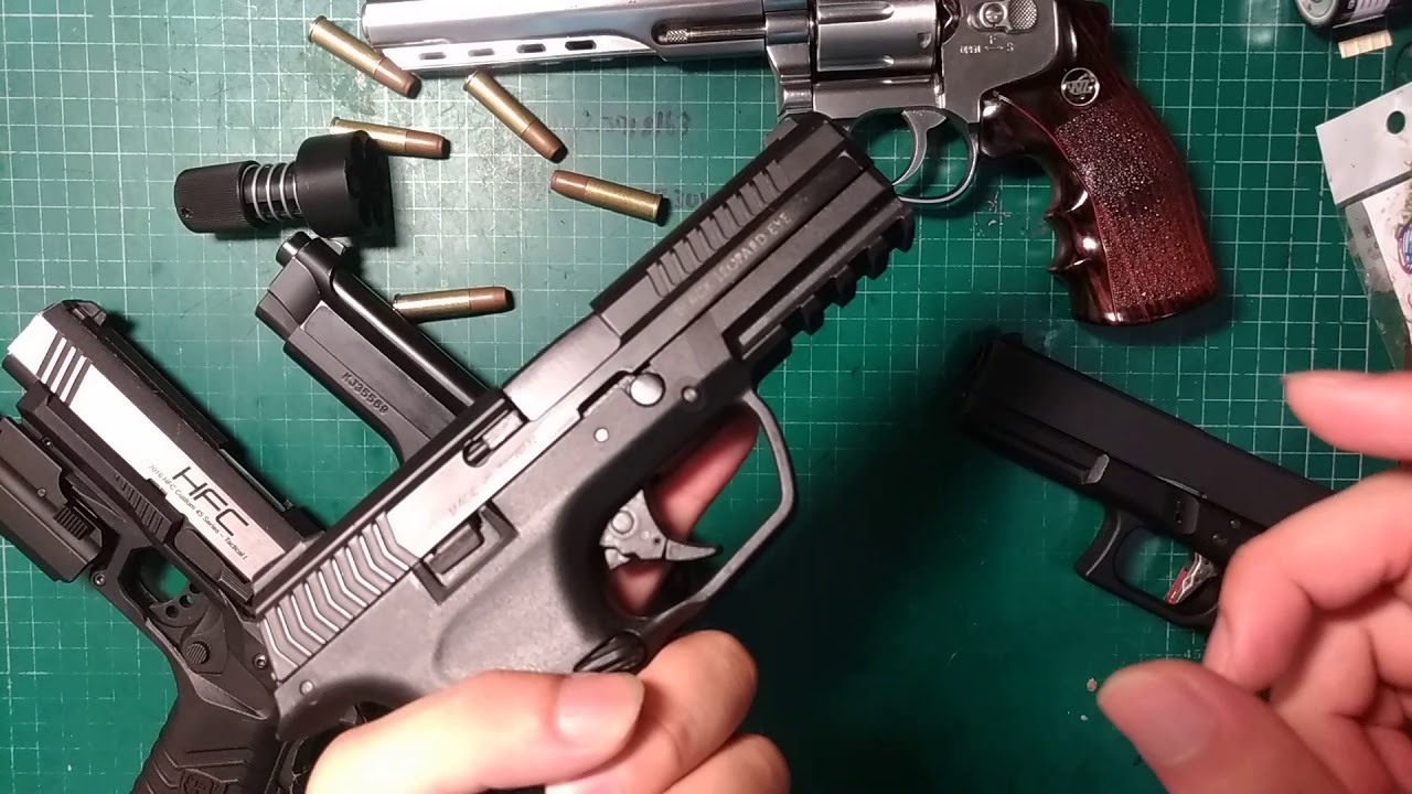 生存遊戲瓦斯手槍各類介紹Airsoft Gas Pistol Introduction