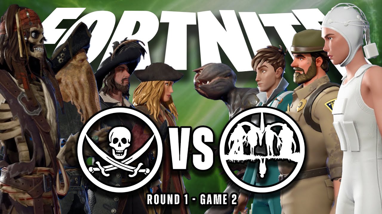 Пираты против Очень странных дел в Fortnite | Раунд 1 - Игра 2