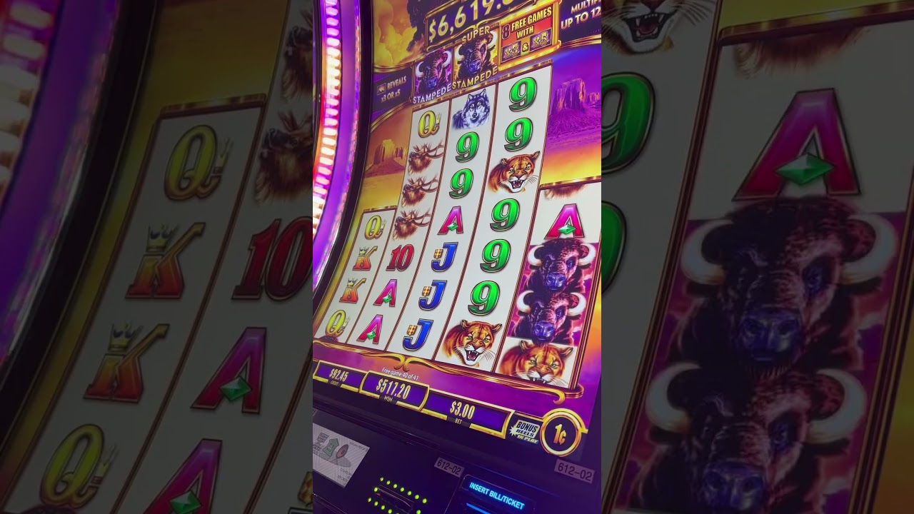 Buffalo Ascension Bonus Free Games $3 spin Huge Payout 