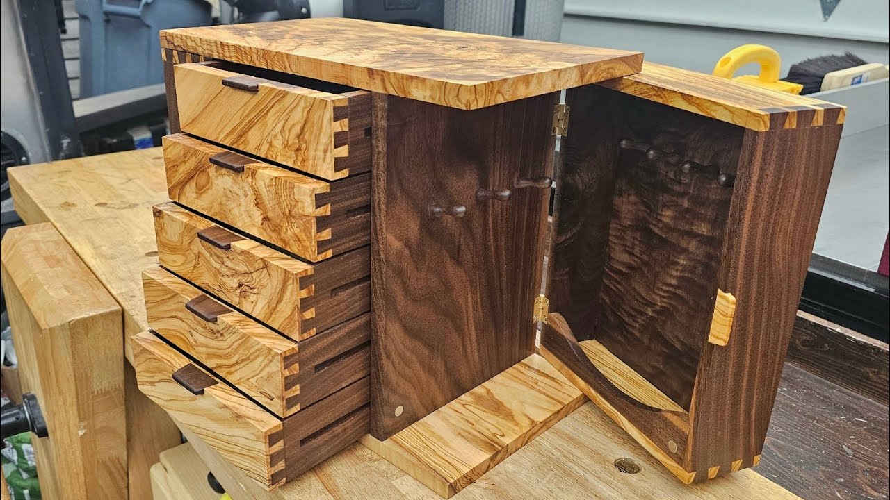 Jewelry Box assembly before glue up. 
