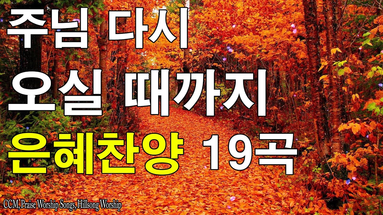 [최고의 CCM] 주님 다시 오실 때까지 은혜찬양 19곡연속듣기 - 성령님이 임재하시는 찬양 - 은혜로운 찬양 BEST@CCMCOMPANY