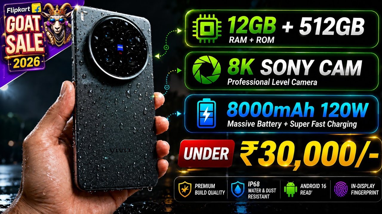 Top 5 Best Camera Phones Under ₹30000 in 2026 📷 | 🤯 Best Flagship Camera Phones Under 30K