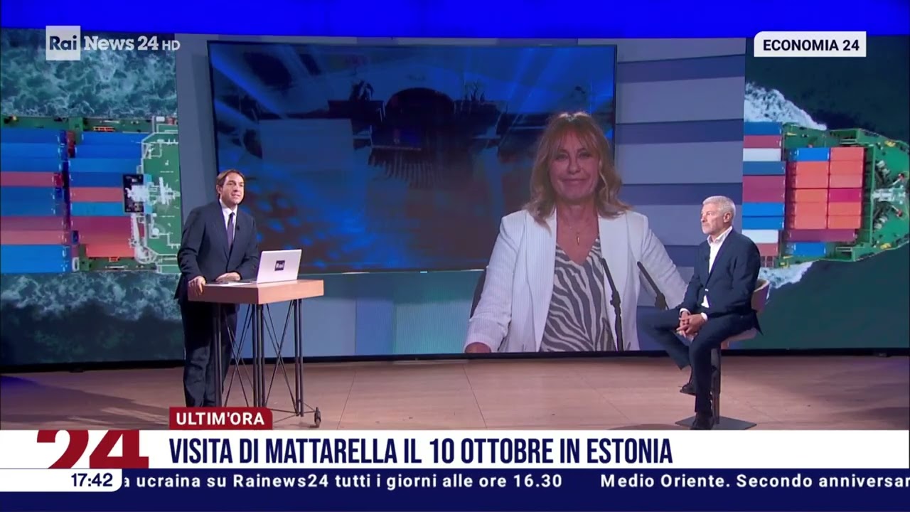 Ferdinando Uliano ospite a RaiNews24 puntata del 7 ottobre 2025