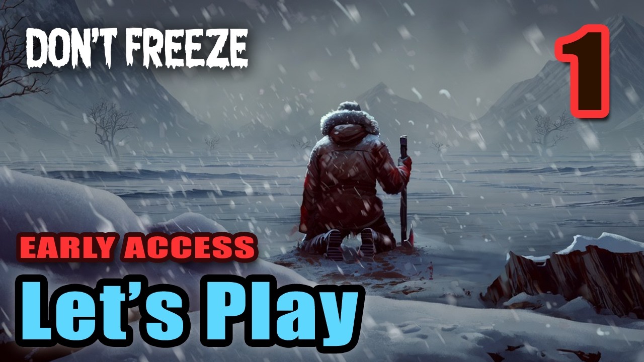 Don't Freeze - Open World Winter Survival Crafting Resource Management. Full Gameplay (Early Access)