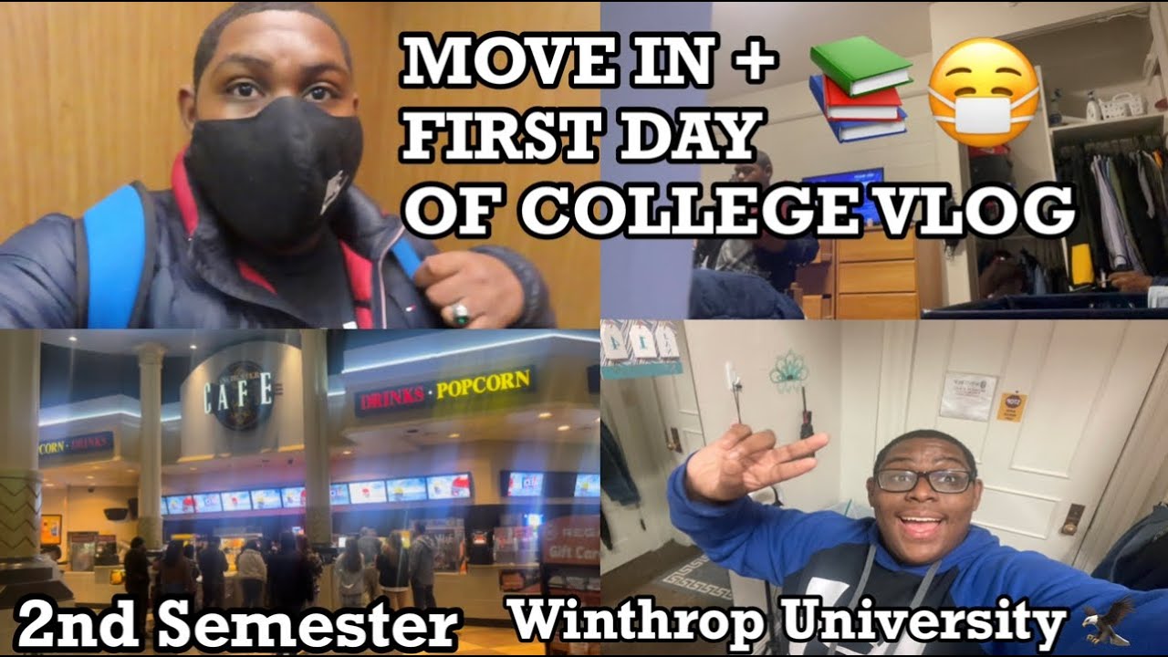 Move in + first day of college vlog: Winthrop University