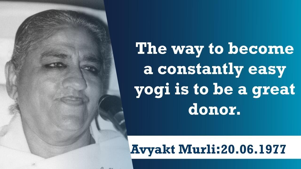 English | 20.06.1977 | The way to become a constantly easy yogi is to be a great donor. | Part 1