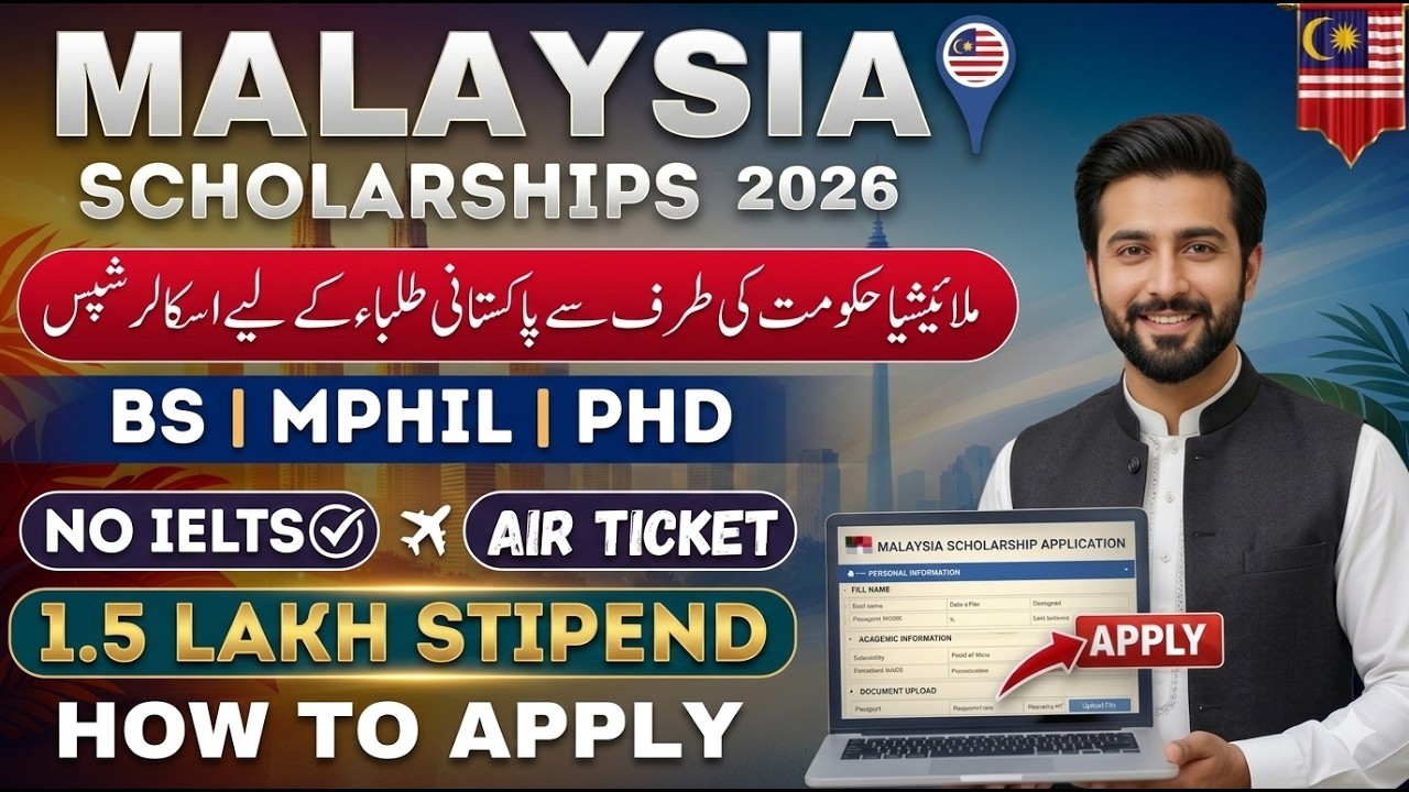 Malaysia International Scholarship 2026 🇲🇾 | BS, MS & PhD Guide for Pakistani Students