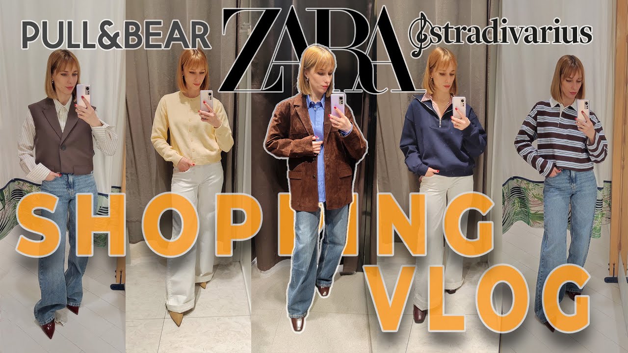 ШОПІНГ ВЛОГ | ZARA, PULL&BEAR, STRADIVARIUS | Огляд нових весняних колекцій