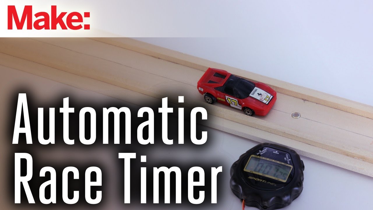 Sensor-Triggered Toy Race Car Timer