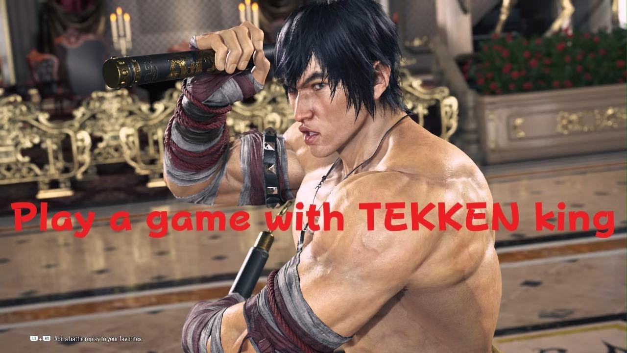 Law play a game with tekken king kazuya 