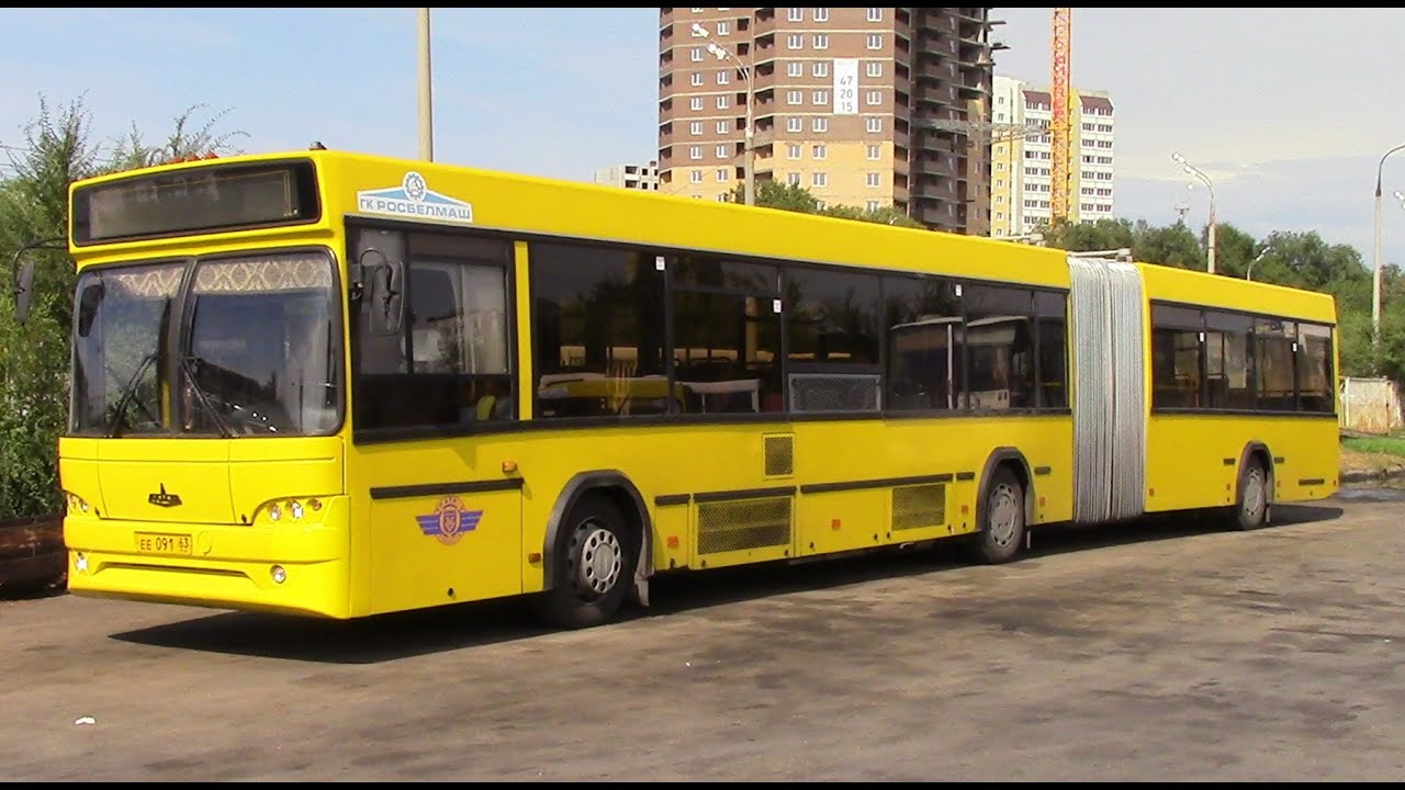 Городской сочлененный автобус МАЗ 105  г Тольятти