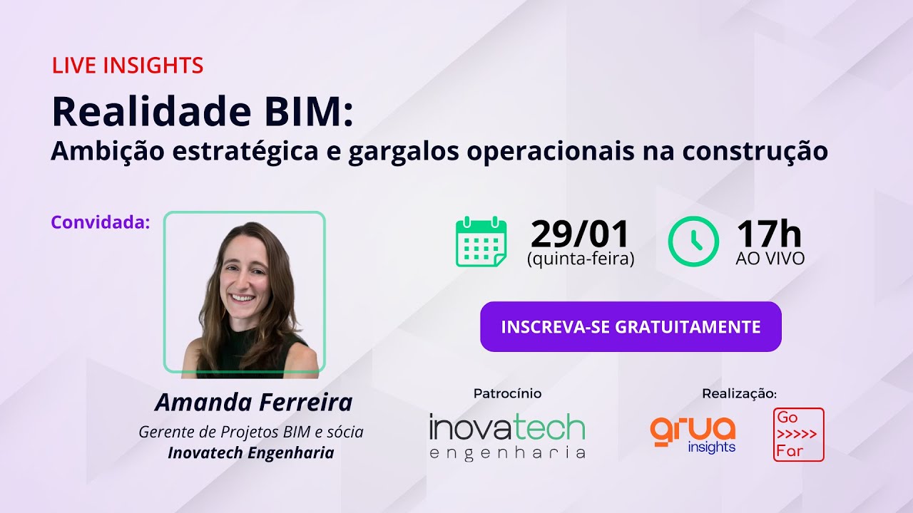 Live Insights - Realidade BIM: Ambição estratégica e gargalos operacionais na construção