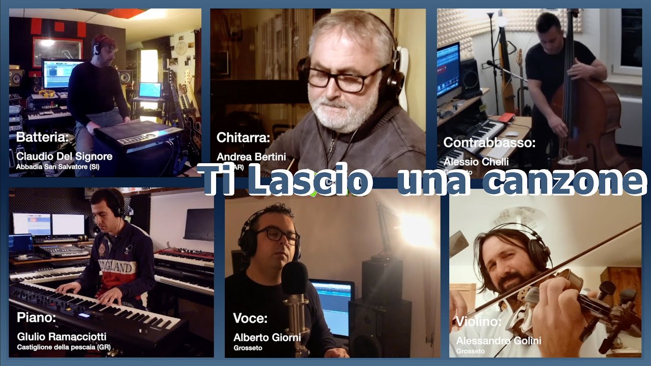 “Ti lascio una canzone” - Cover di Gino Paoli eseguita 5 musicisti e voce #ioregistroacasa