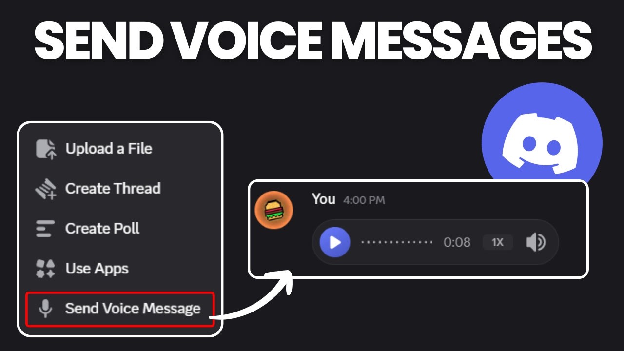 Как отправлять голосовые сообщения в Discord на ПК (2026)