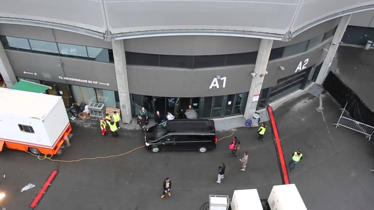 Justin Bieber Mania Oslo 16.04.2013 (Backstage Drone Footage)