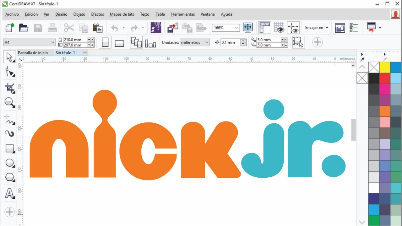 NICK Jr. LOGO - COREL DRAW 2020🎨