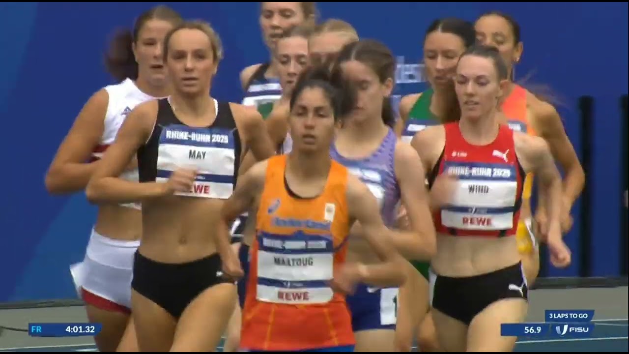 1500m Women's Final World University Games Summer - Rhine-Ruhr 2025 FISU