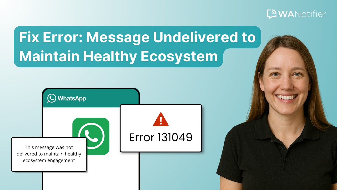 Fix Error 131049: This message was not delivered to maintain healthy ecosystem engagement