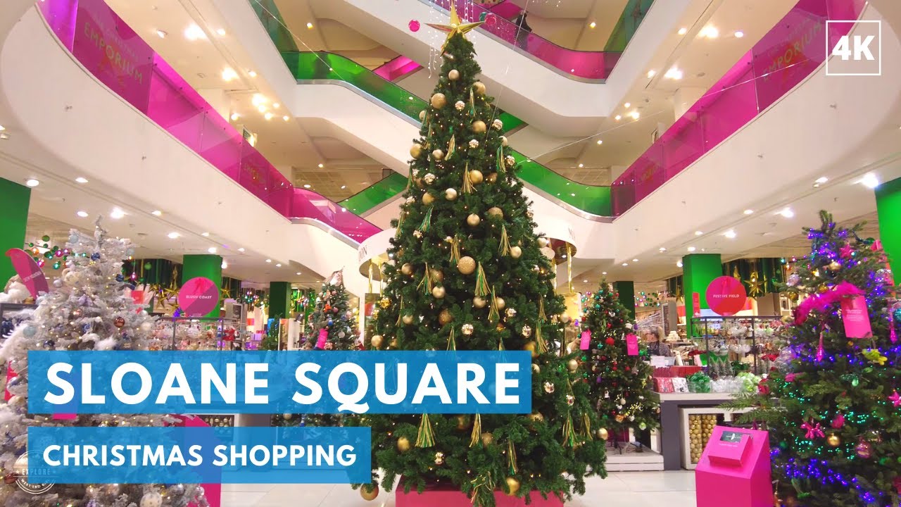 Christmas Shopping in Sloane Square London