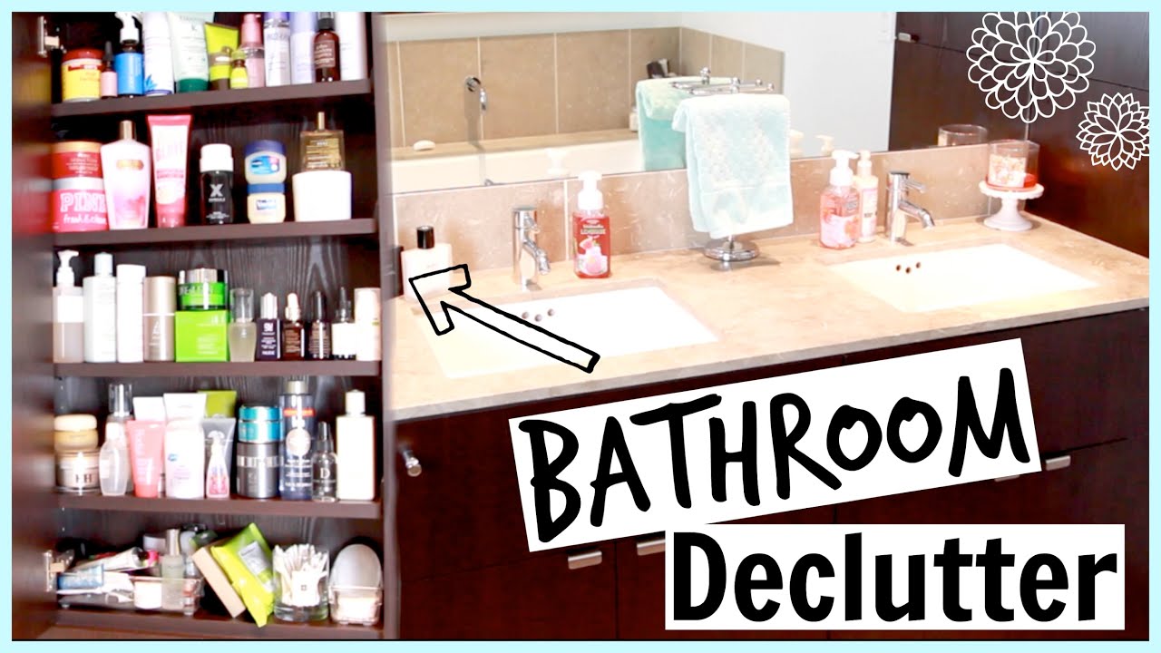 Bathroom DECLUTTER + Mini Tour!