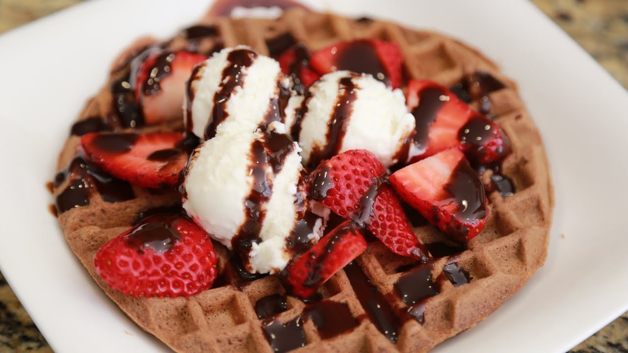 CHOCOLATE WAFFLES DESSERT!