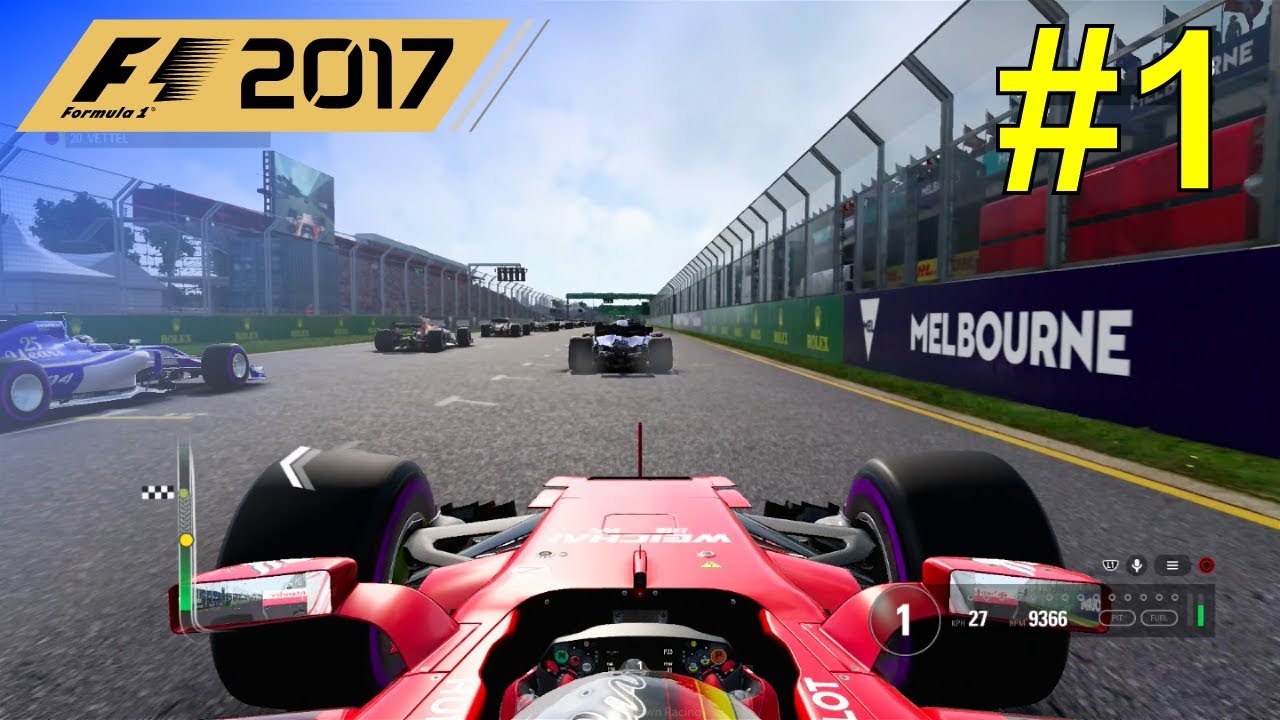 F1 2017 - Let's Make Vettel World Champion Again #1 - 100% Race Australia