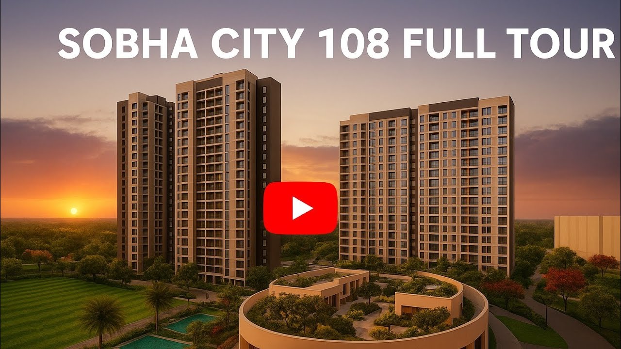 Sobha City Sector 108 | Full Site Tour, Facilities, Actual Flats