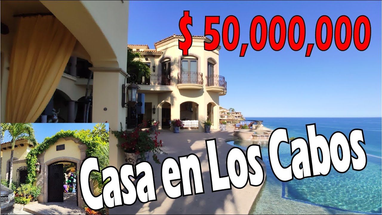 Casa de $50,000,000 en los Cabos (APROX).  Baja California Sur VISTA INCREIBLE