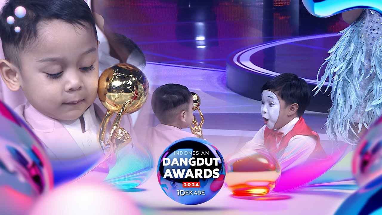 Senang dan Lucunya Tingkah Abang L Raih Penghargaan Penyanyi Cilik Terpopuler | IDA 2024 1 Dekade