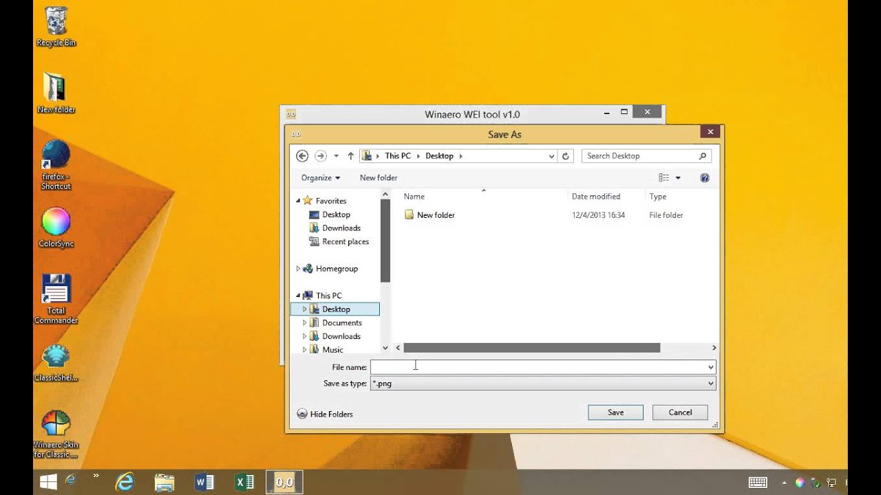 Windows Experience Index (WEI) tool for Windows 8.1 by Winaero.com