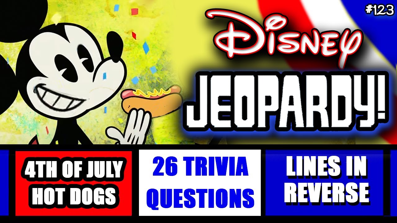 Disney Jeopardy Quiz • 26 Clue Game • Test your Knowledge