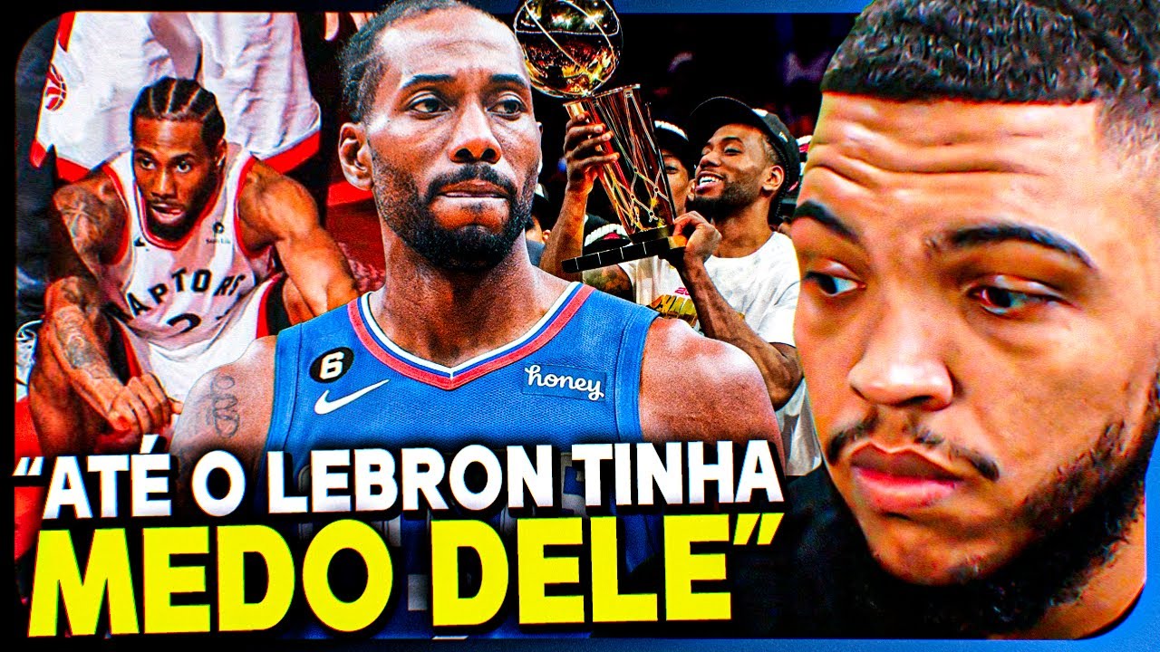 KAWHI LEONARD O Garoto TIMIDO que botou MEDO no LeBron | React do Jota