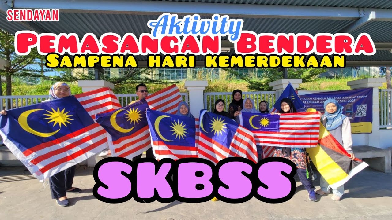 PEMASANGAN BENDERA SEMPENA HARI KEMERDEKAAN MALAYSIA #mixedmarriage #harikemerdekaanmalaysia