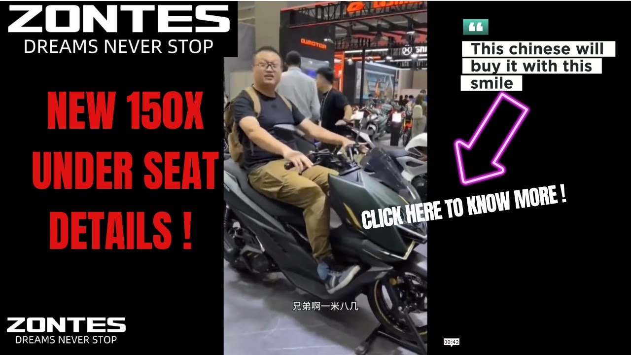 NOWY SCHOWEK POD SIEDZENIEM W ZONTES 150X #ZONTES150X