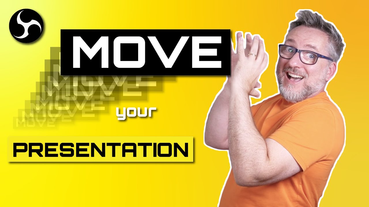 OBS MOVE Transition Tutorial - Make dynamic Zoom presentations