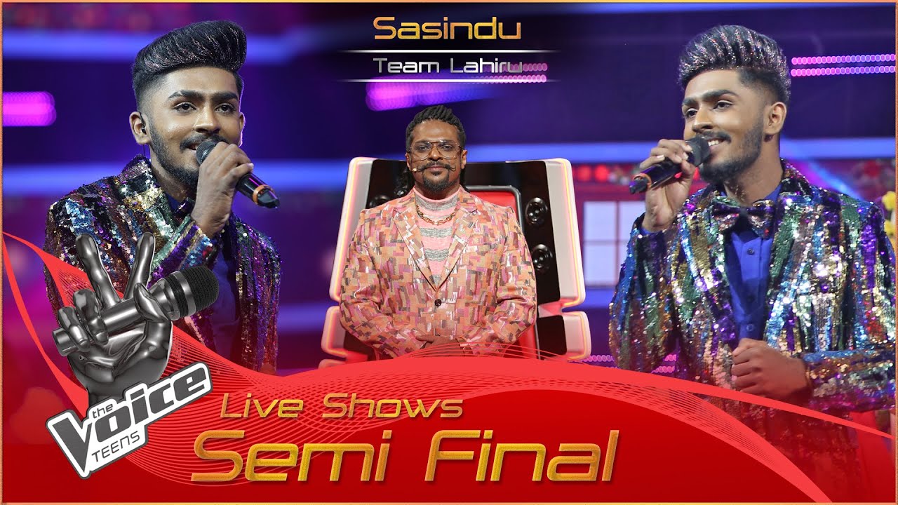 Sasindu Raveen | Lassanai Balanna (ලස්සනයි බලන්න) | Live Shows | Semi Finals | The Voice Teens SL