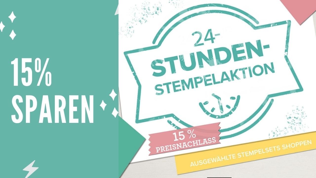 15% Rabatt auf Stempelsets nur am 20  Oktober