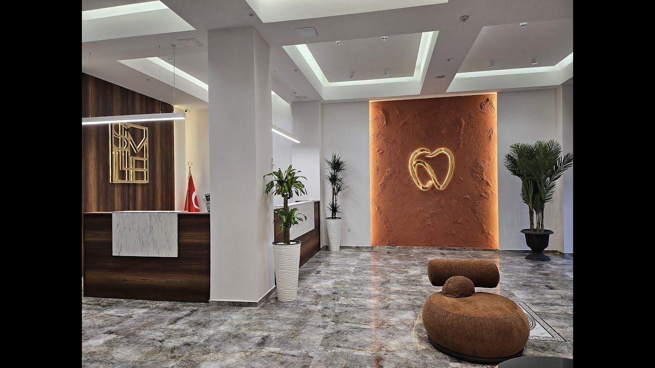 تصميم داخلي فاخر لعيادات لوكس لأسنان في إسطنبول | ديكورات عيادات الأسنان الحديثة