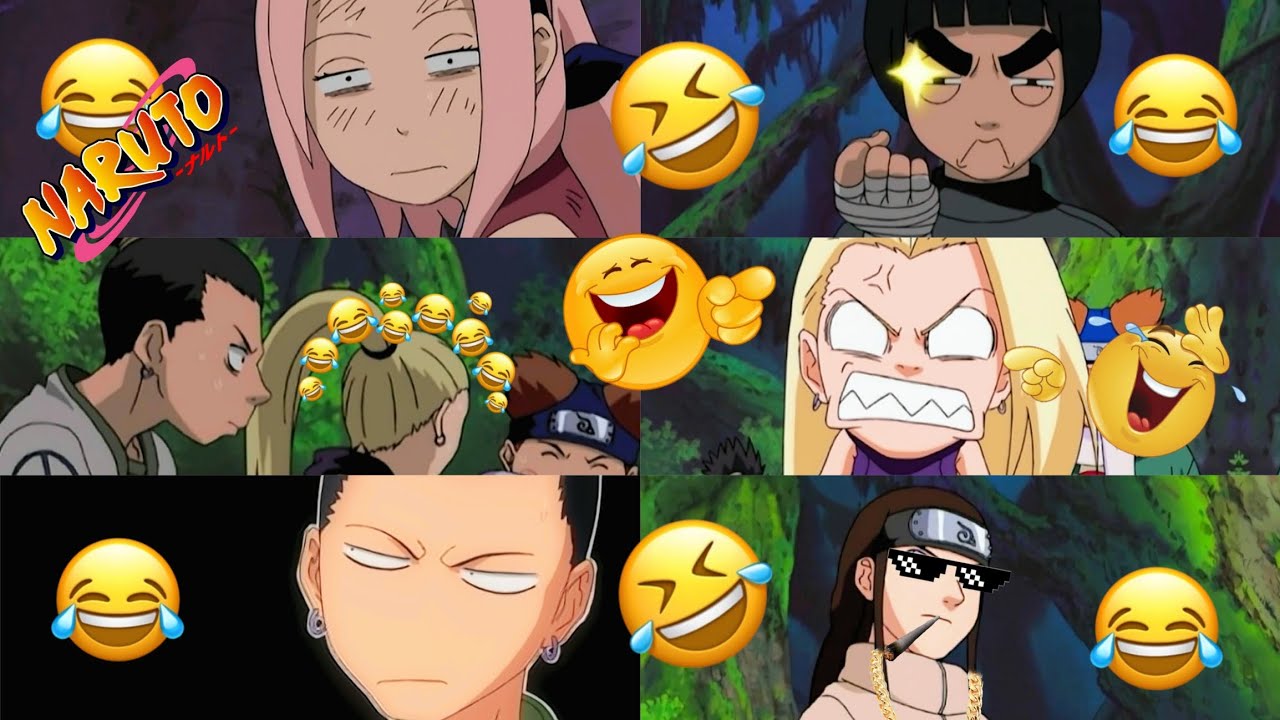 Naruto Funny Moments 🤣😂🤣 In Hindi Ino Shikamaru Sakura Lee Funny Moments 🤣🤣😂